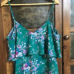 Gorgeous green floral dress